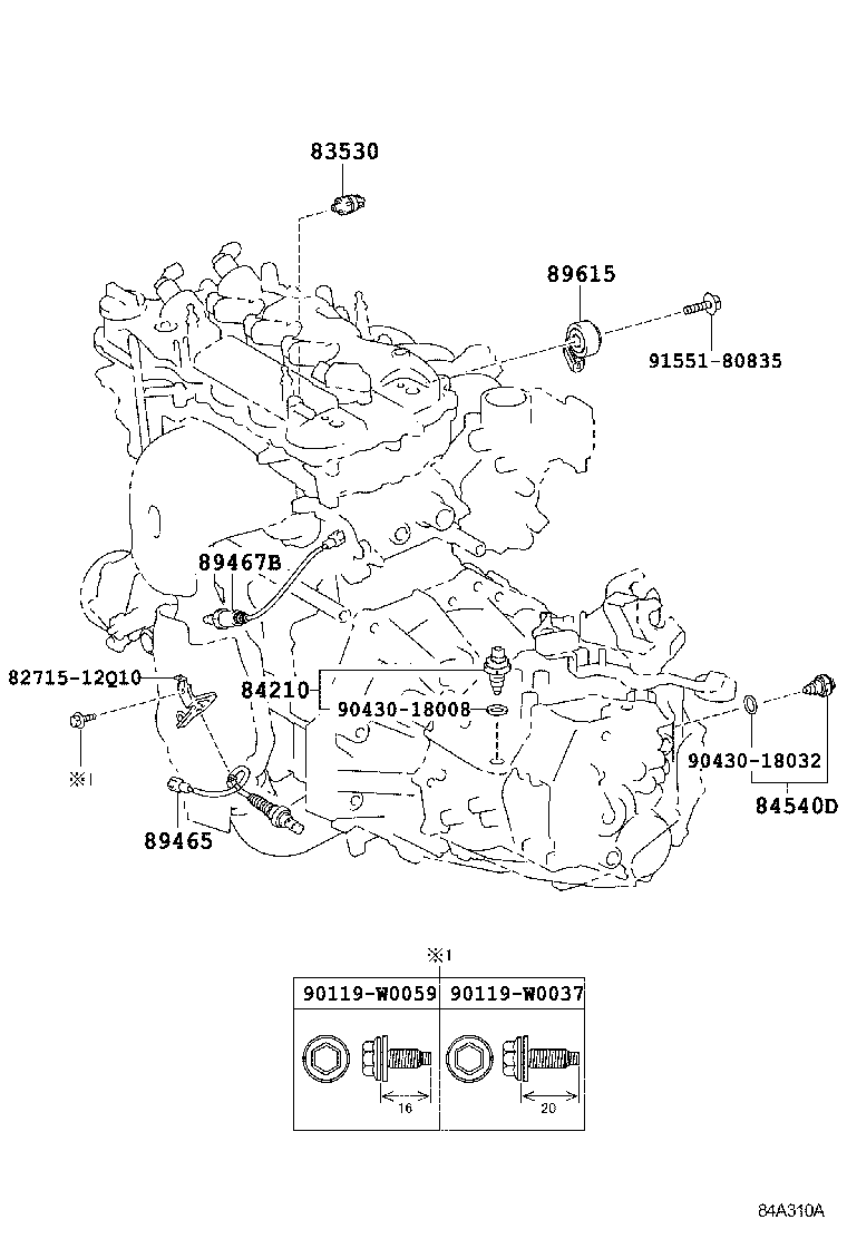 TOYOTA 89467 52090 - Лямбда-зонд, датчик кисню autozip.com.ua