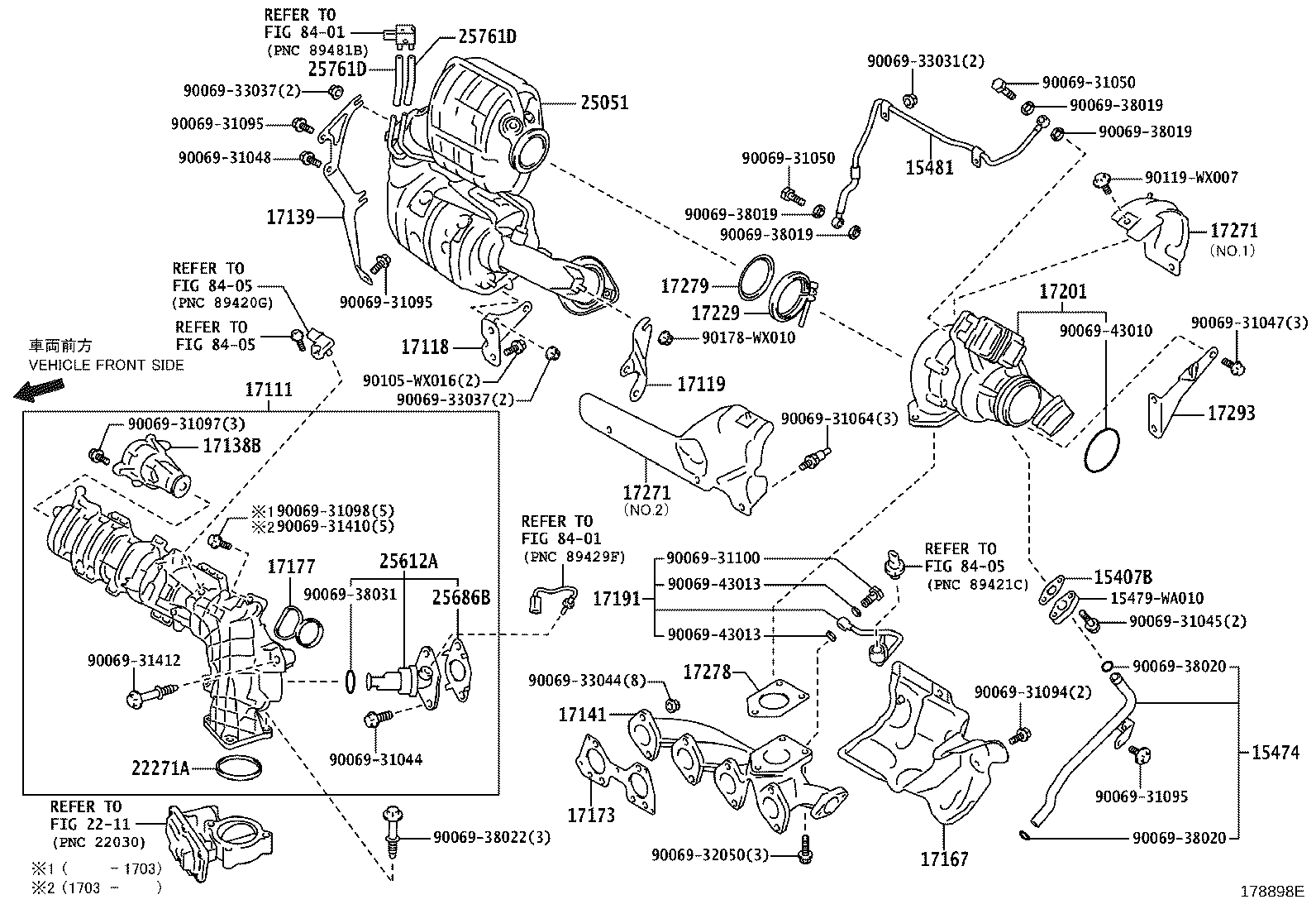 TOYOTA 17177-WA020 - Прокладка, впускний колектор autozip.com.ua