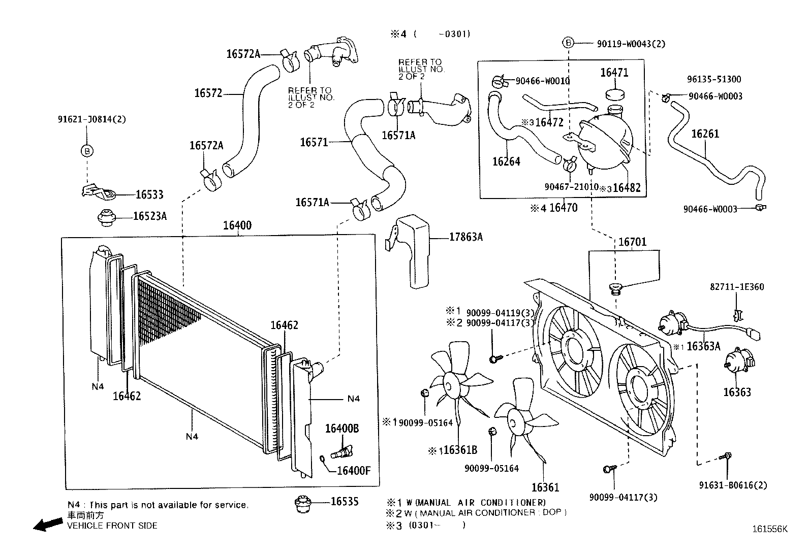 TOYOTA 16400-0G020 - Радіатор, охолодження двигуна autozip.com.ua