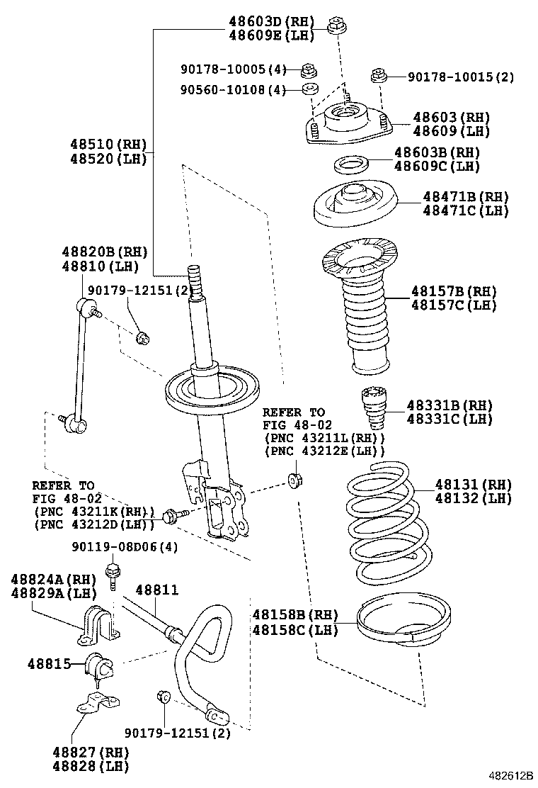 TOYOTA 48331-48050 - Амортизатор autozip.com.ua