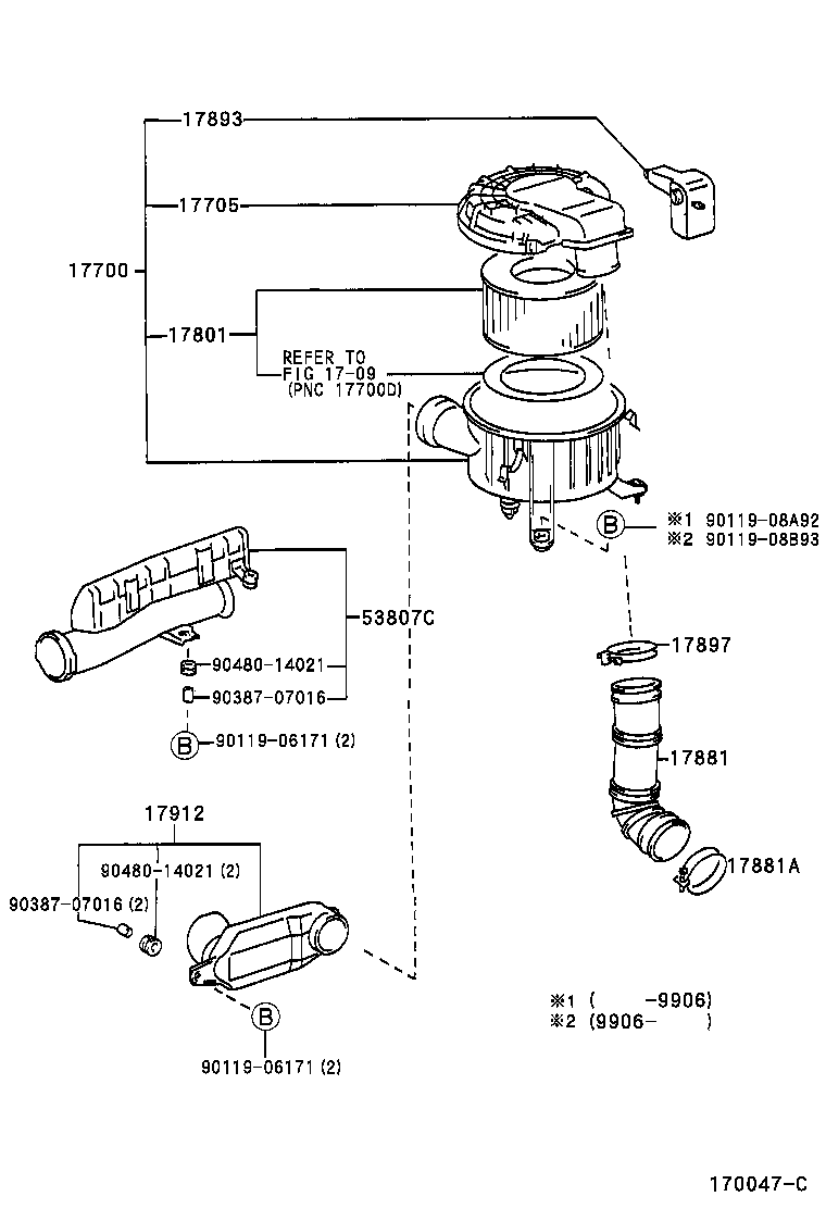 Berliet 17801-67030 - Повітряний фільтр autozip.com.ua