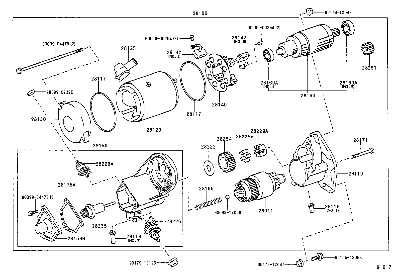 TOYOTA 2815067070 - SWITCH ASSY, MAGNET STARTER autozip.com.ua