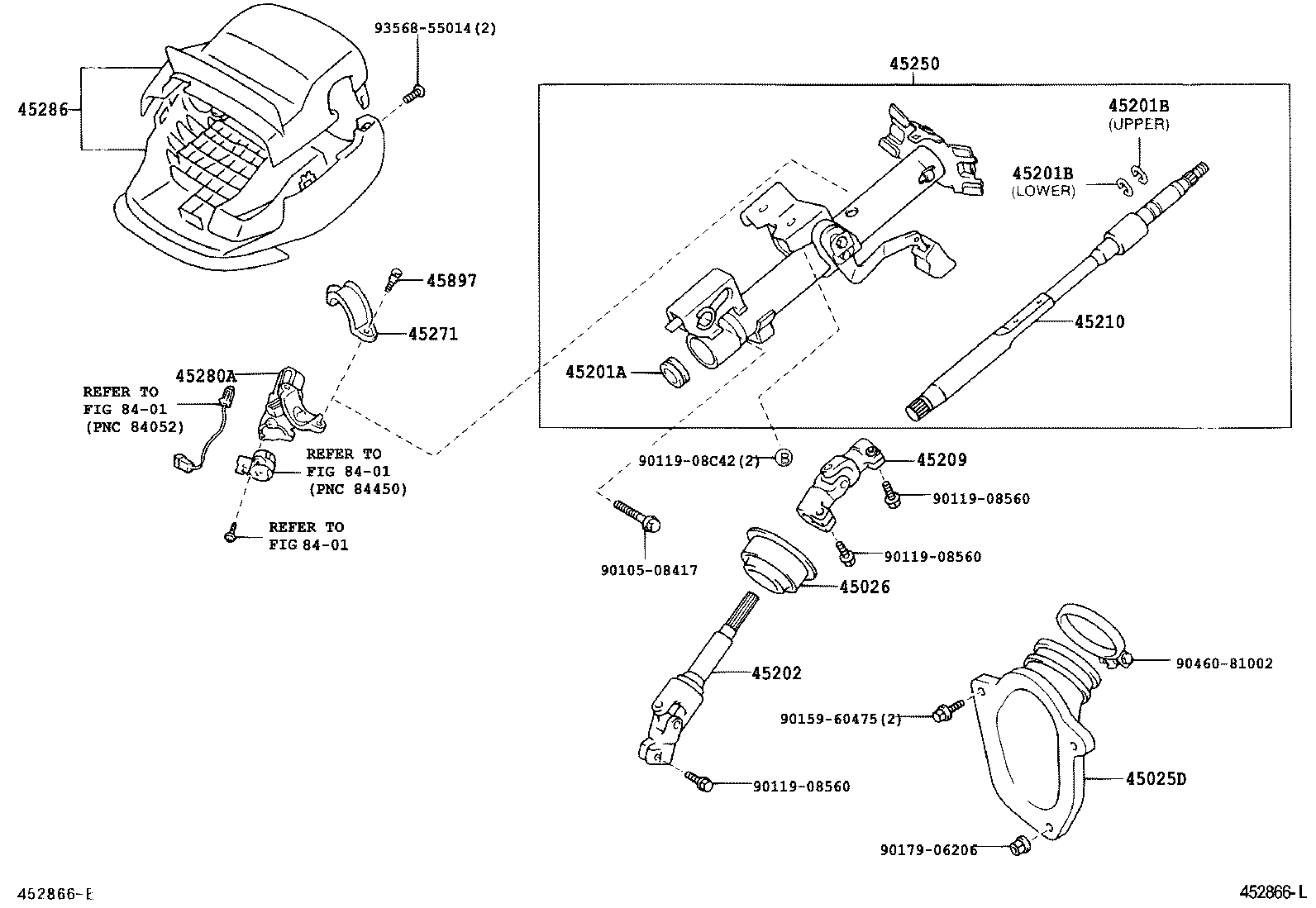 Daihatsu 45209-33010 - Шарнір, вал сошки рульового управління autozip.com.ua