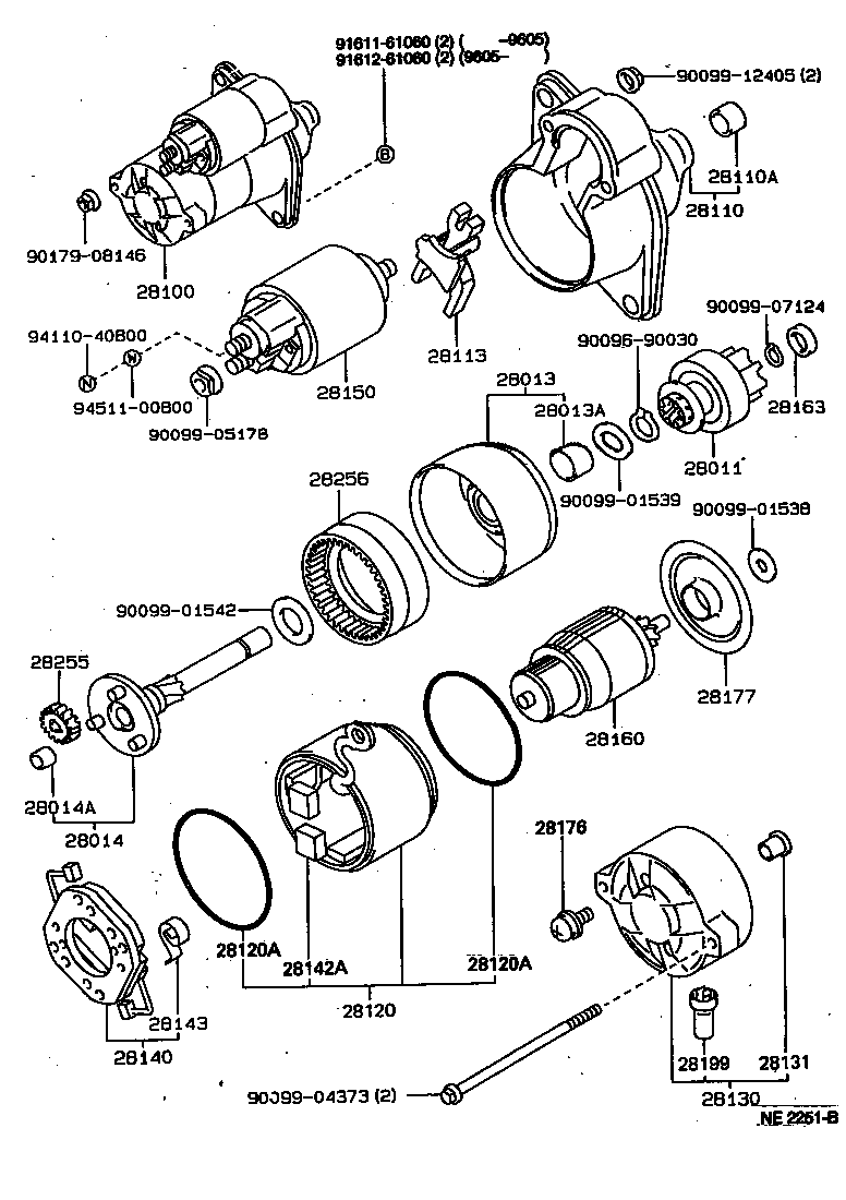 TOYOTA 28100-11080 - Стартер autozip.com.ua