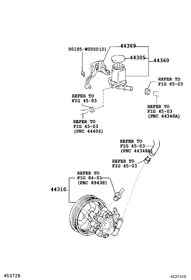 TOYOTA 44310-0F010 - Гідравлічний насос, рульове управління, ГУР autozip.com.ua