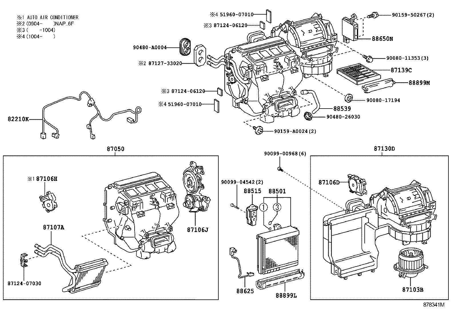 TOYOTA 8710707030 - Теплообмінник, опалення салону autozip.com.ua