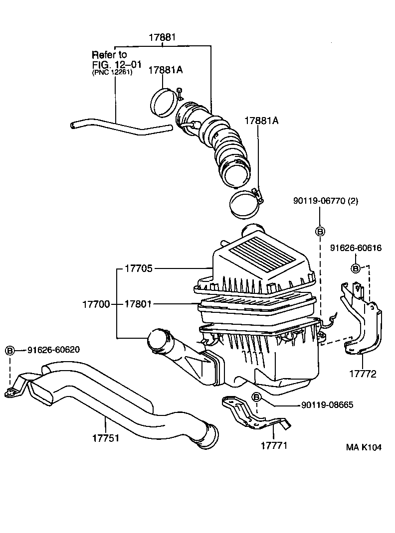 Berliet 17801-11080 - Повітряний фільтр autozip.com.ua