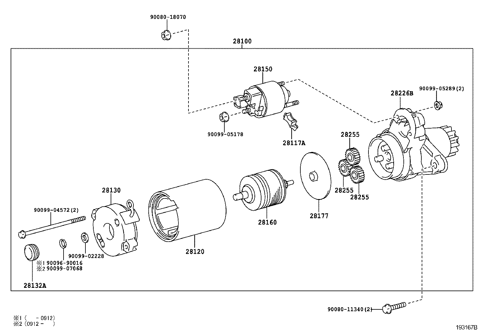 TOYOTA 28100-0V012 - Стартер autozip.com.ua