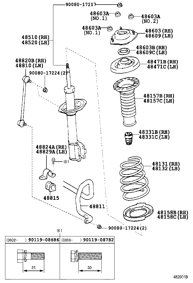 TOYOTA 48471-AA010 - Тарілка пружини autozip.com.ua