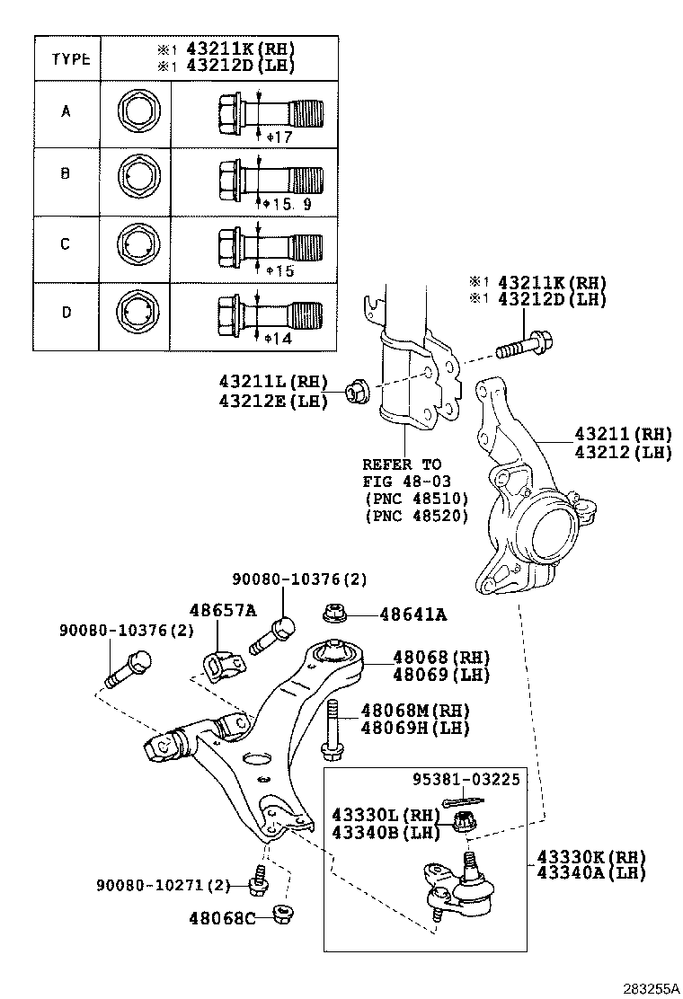 LEXUS 48069-06150 - Важіль незалежної підвіски колеса autozip.com.ua