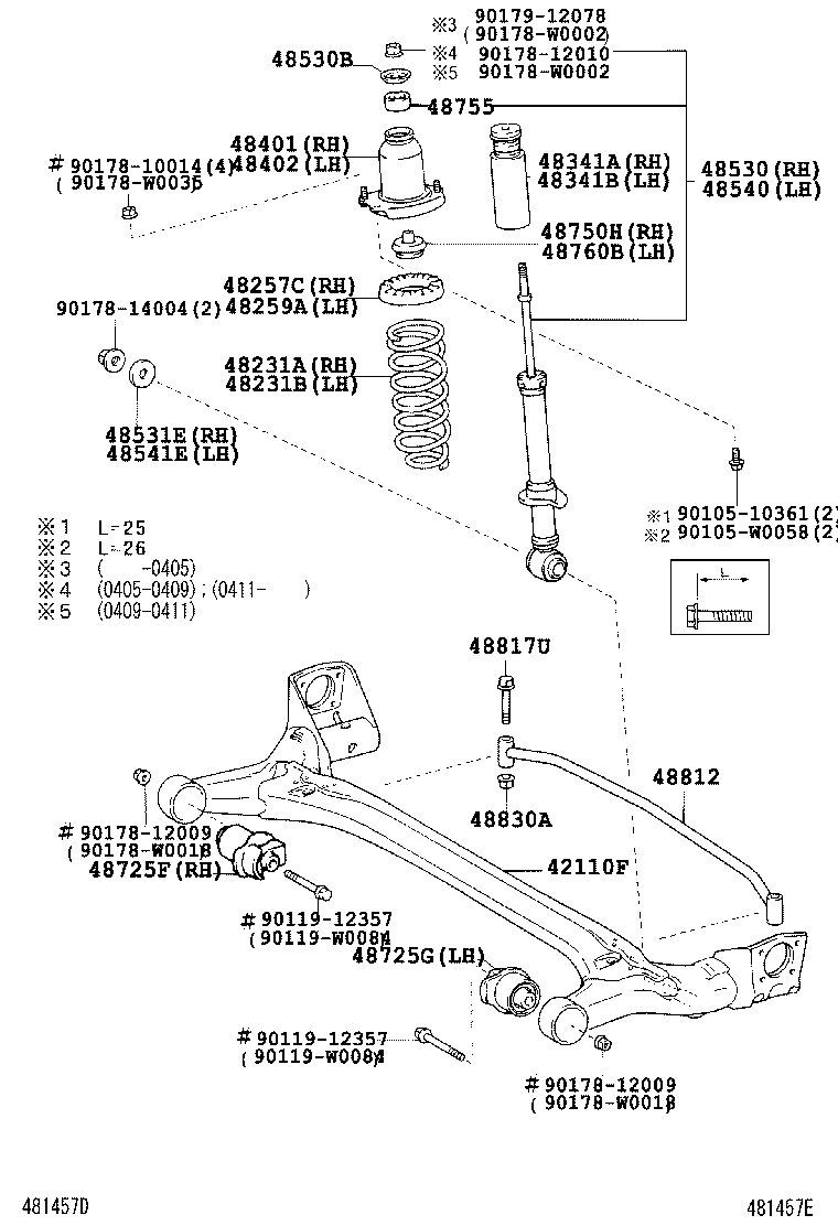 TOYOTA 4840112010 - BRACKET SUB-ASSY, REAR SPRING, FRONT RH autozip.com.ua