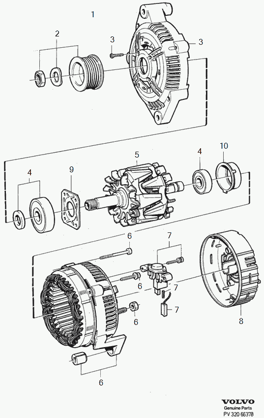 VAG 9162683 - Генератор autozip.com.ua