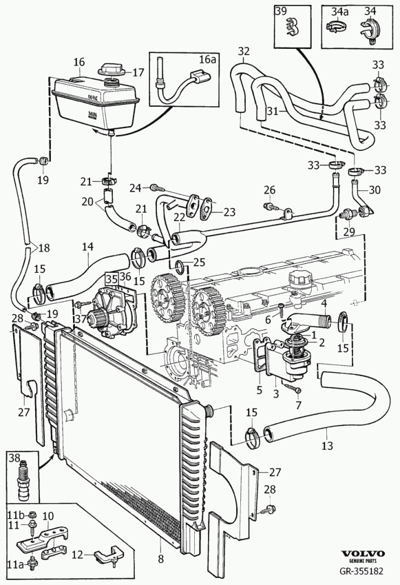 Volvo 8 694 628 - Водяний насос autozip.com.ua