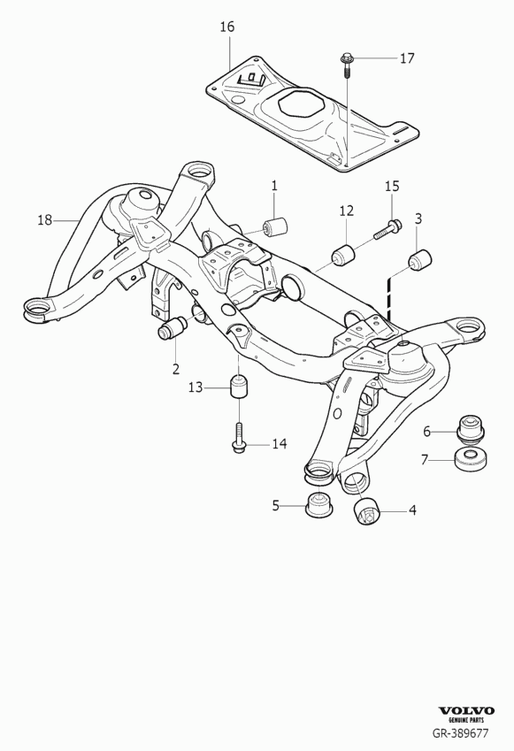 FORD 9480857 - Підвіска, ступінчаста коробка передач autozip.com.ua