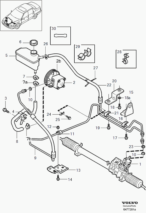 Volvo 8251734 - Гідравлічний насос, рульове управління, ГУР autozip.com.ua