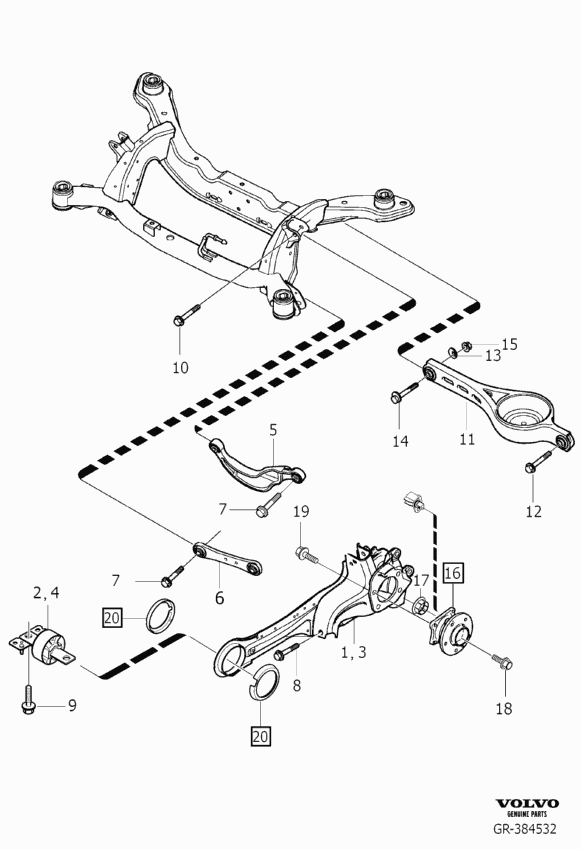 FORD 31317603 - Сайлентблок, важеля підвіски колеса autozip.com.ua