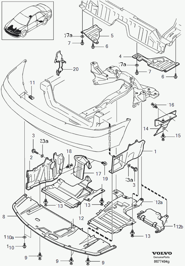 Volvo 30820141 - Розпірна заклепка autozip.com.ua