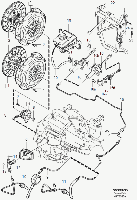 Volvo 271494 - Комплект зчеплення autozip.com.ua