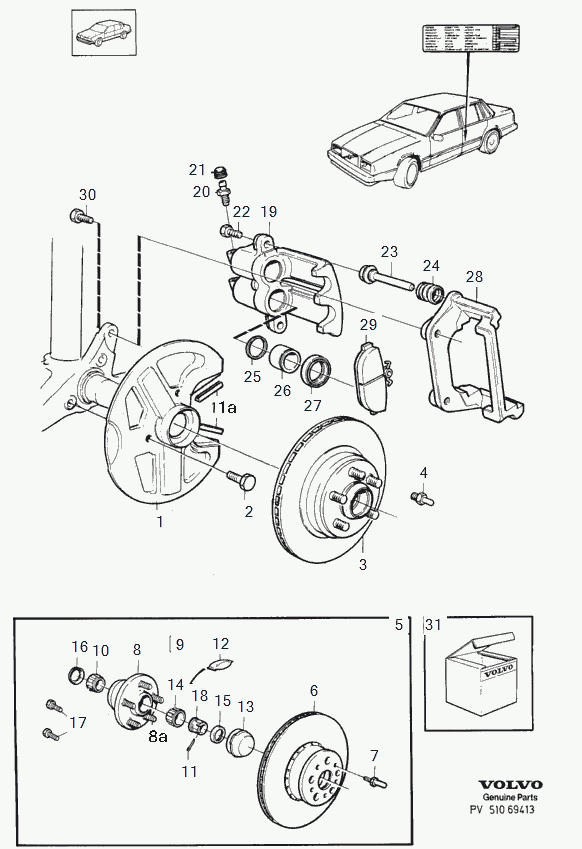 Volvo 31262100 - Гальмівний диск autozip.com.ua