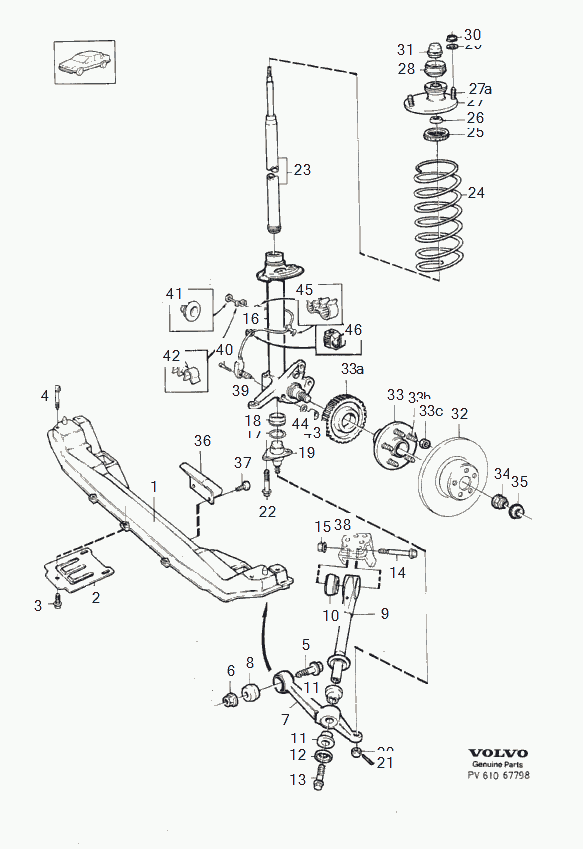 Volvo 1359839 - Амортизатор autozip.com.ua