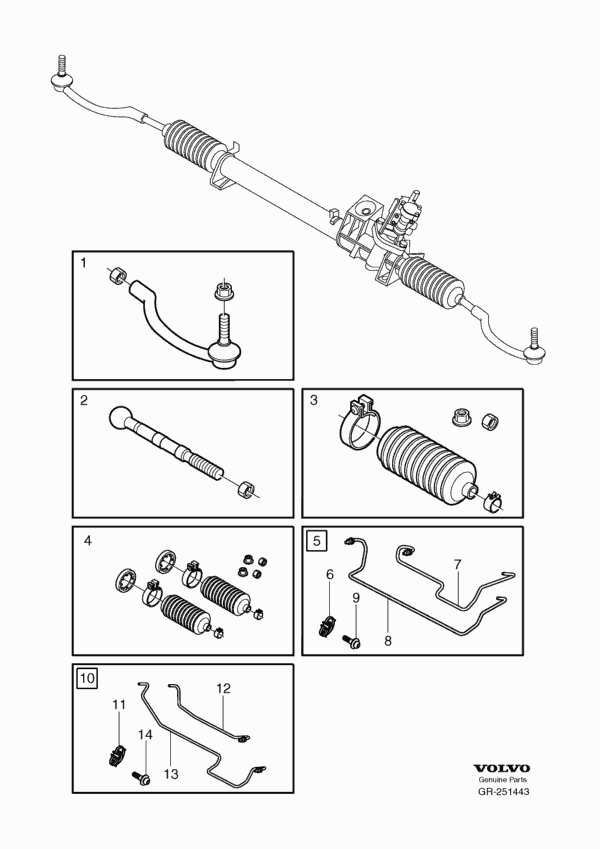 Volvo 274576 - Наконечник рульової тяги, кульовий шарнір autozip.com.ua