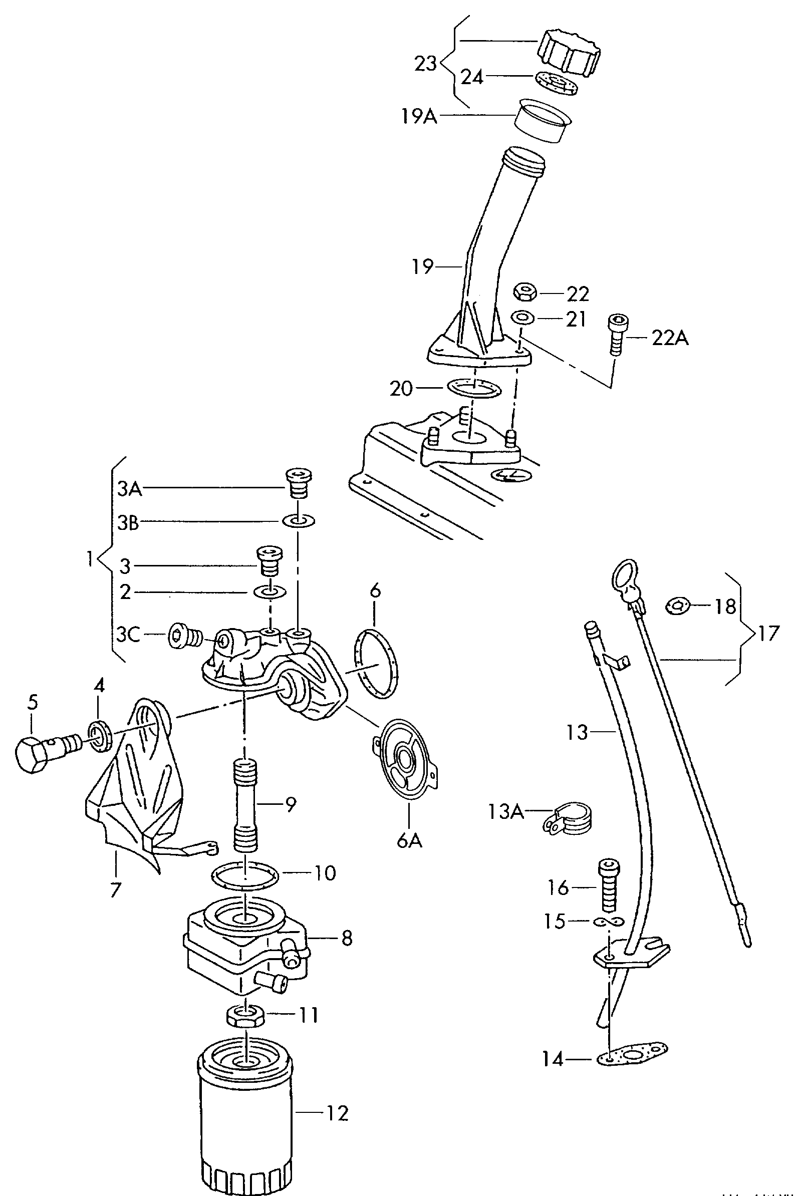 VAG 074145771M - Маслопровод, компресор autozip.com.ua