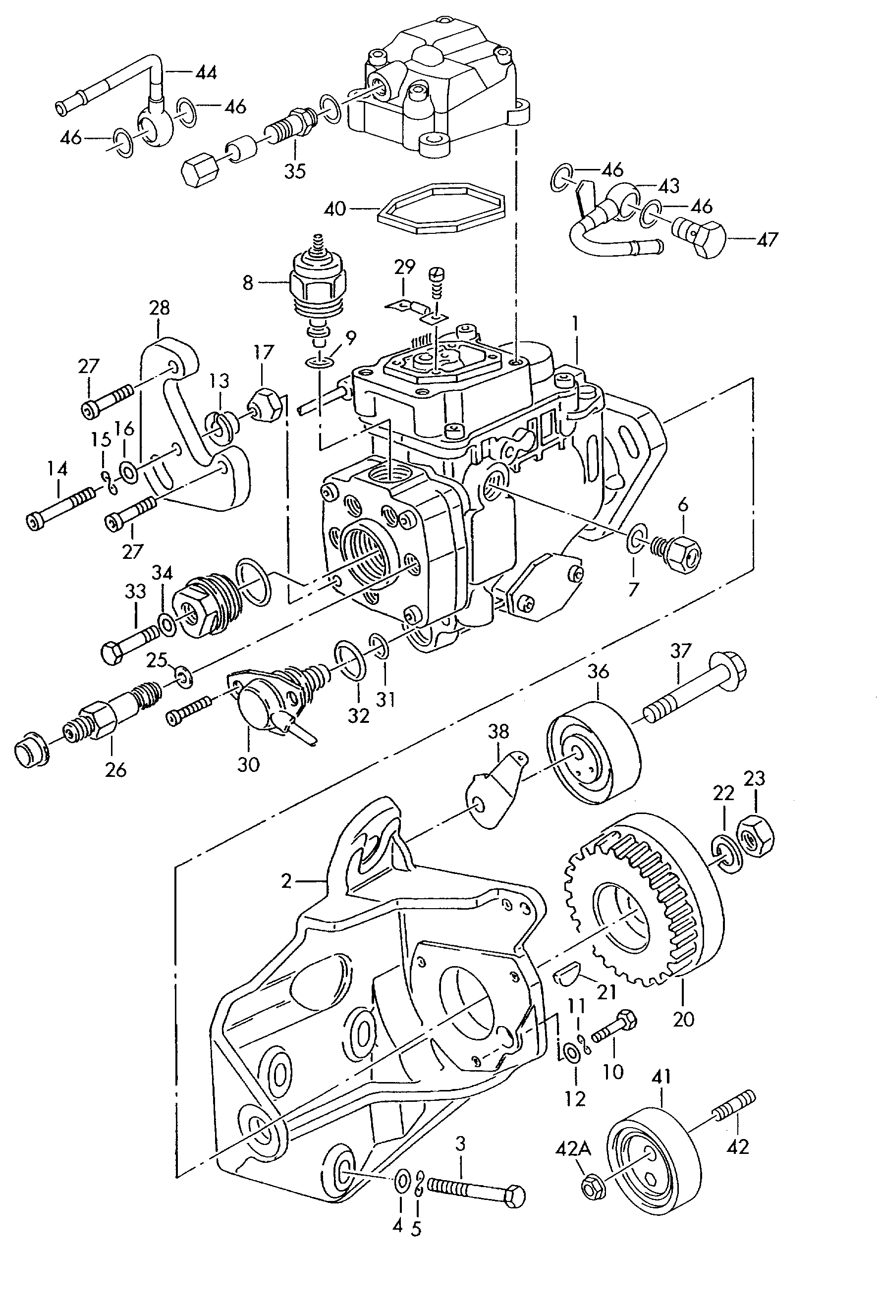 VAG 074 130 110KX - Паливний насос високого тиску, ТНВТ autozip.com.ua