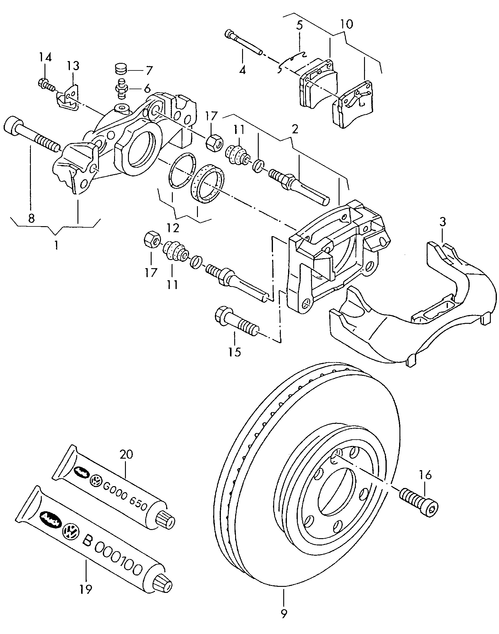 Skoda 7D0 615 301C - Гальмівний диск autozip.com.ua