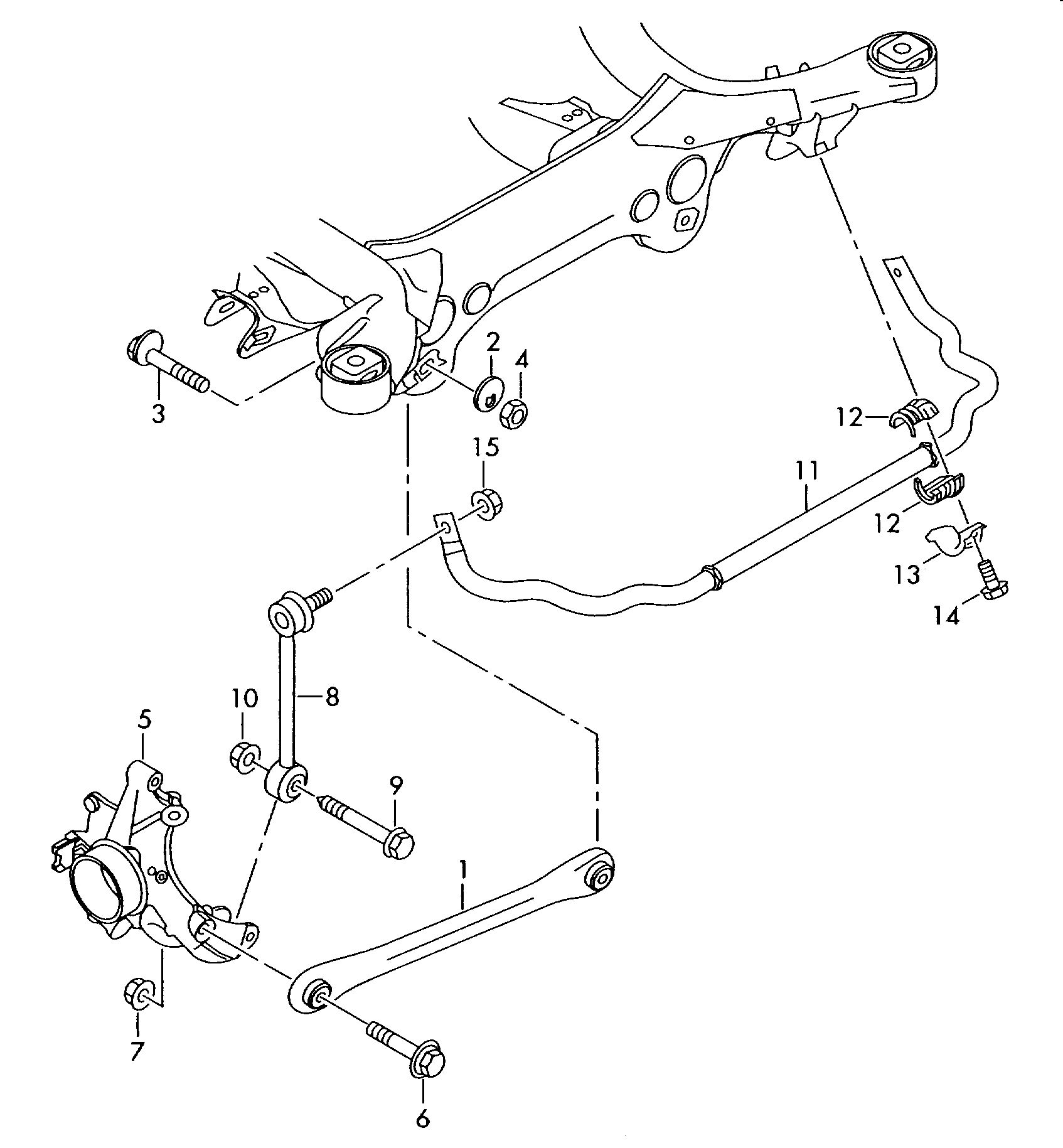 Seat 7L8501529A - Тяга / стійка, підвіска колеса autozip.com.ua