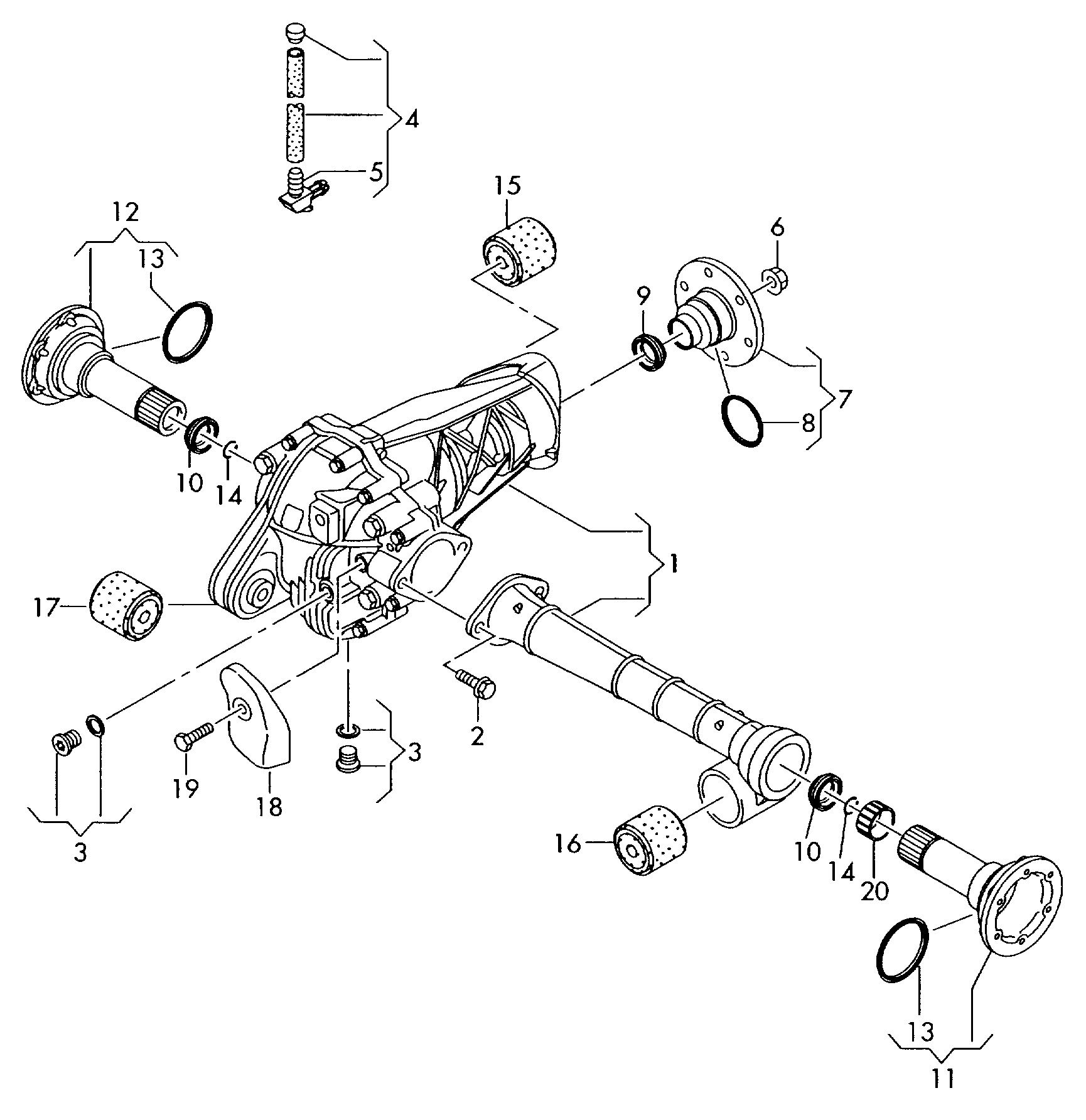 VW 0AA409189A - Ущільнене кільце, диференціал autozip.com.ua