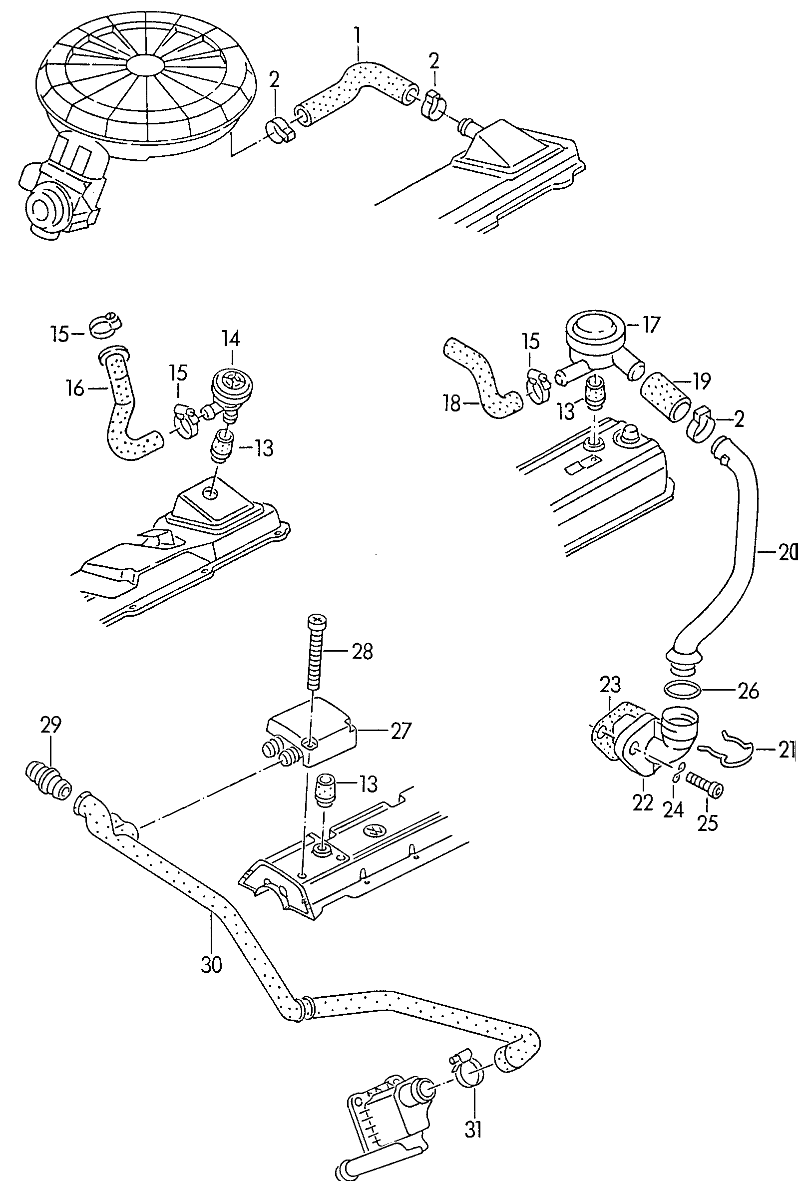 Seat 037103493P - Трубка, клапан повернення ОГ autozip.com.ua