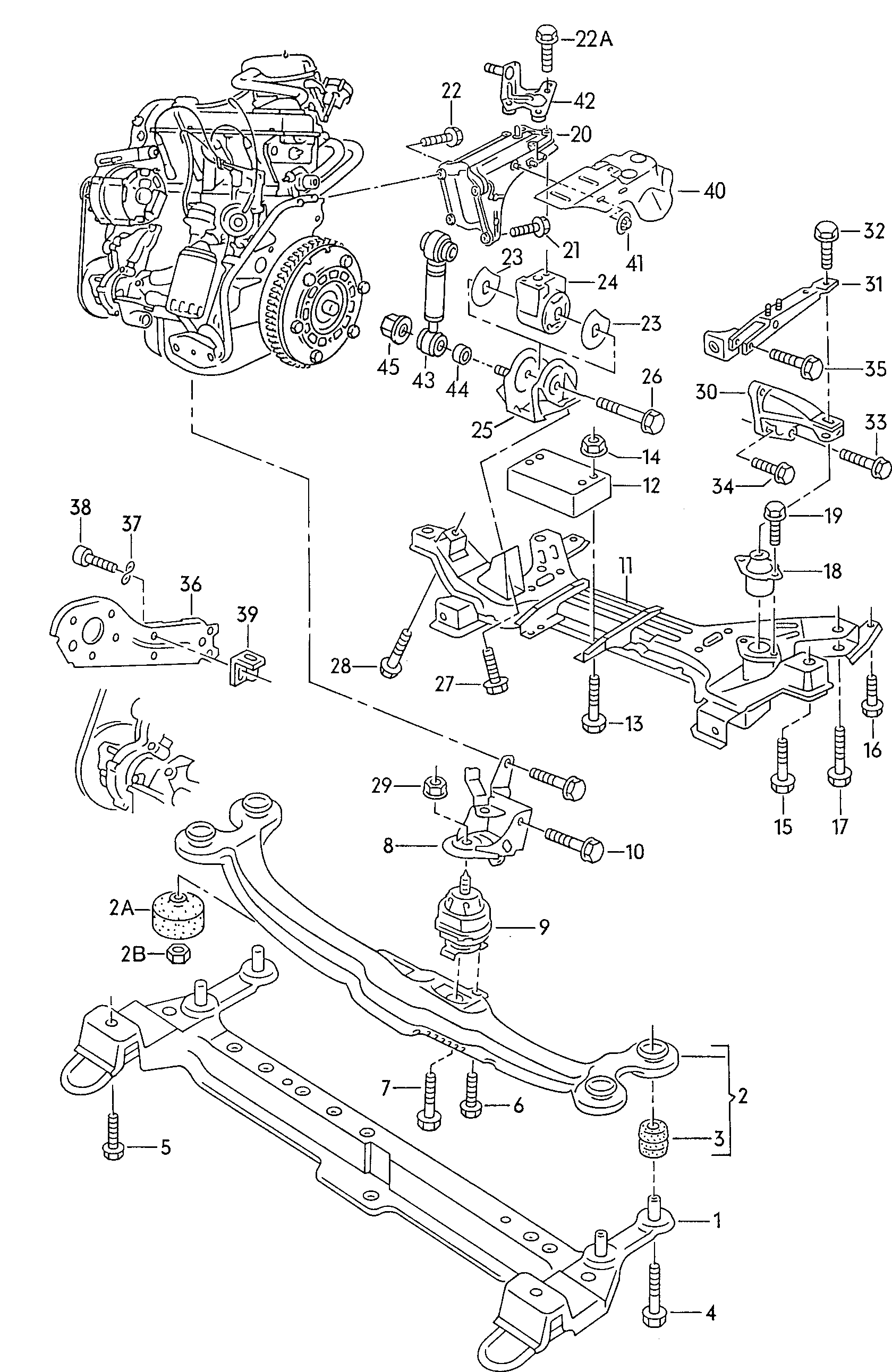 VAG 357199171 B - Поперечна балка autozip.com.ua