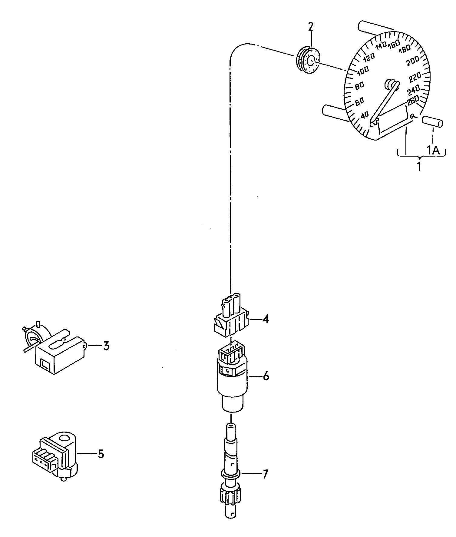 VAG 191 919 149 D - Датчик швидкості, спідометра autozip.com.ua