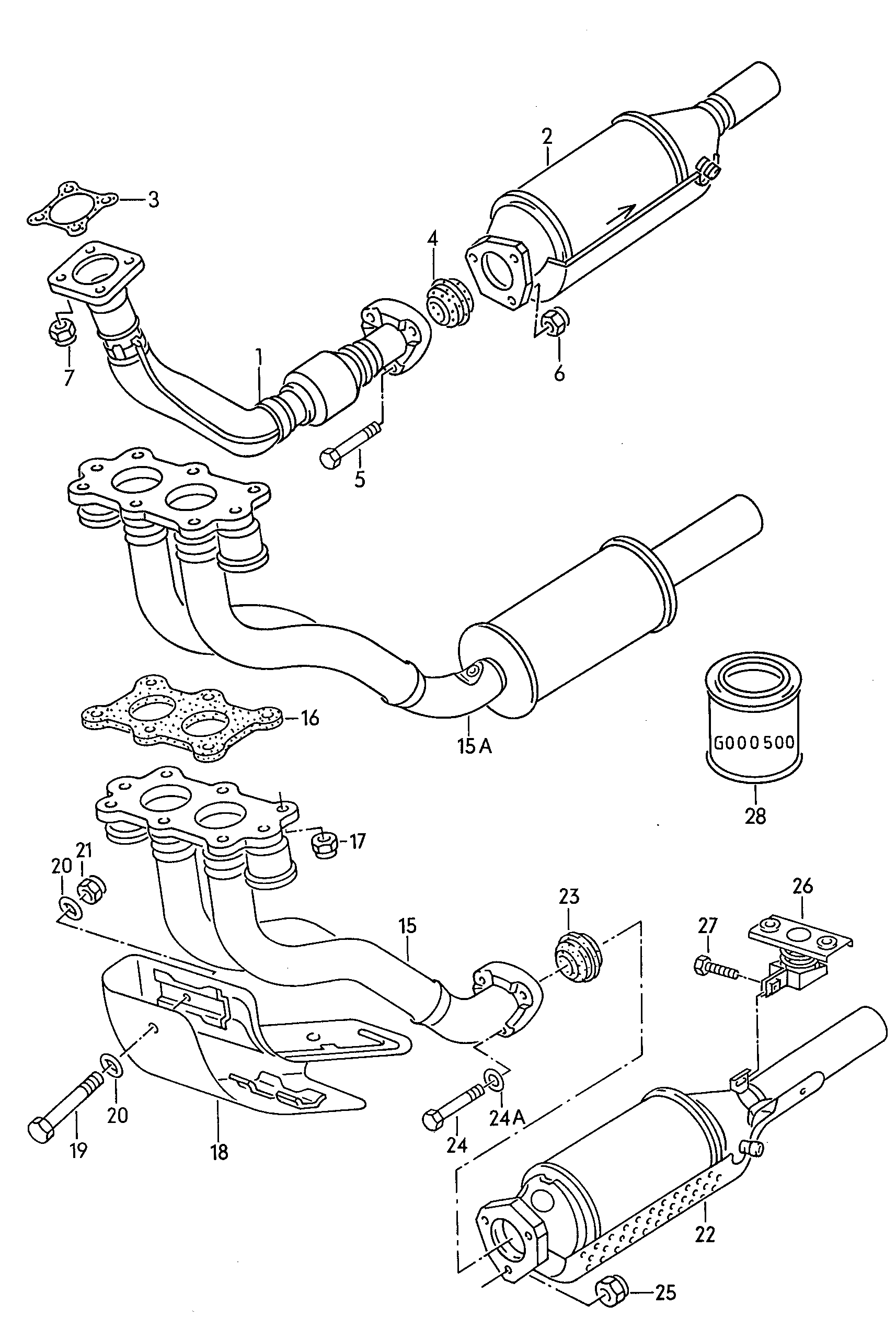 Seat 1H0131701GX - Catalytic converter autozip.com.ua