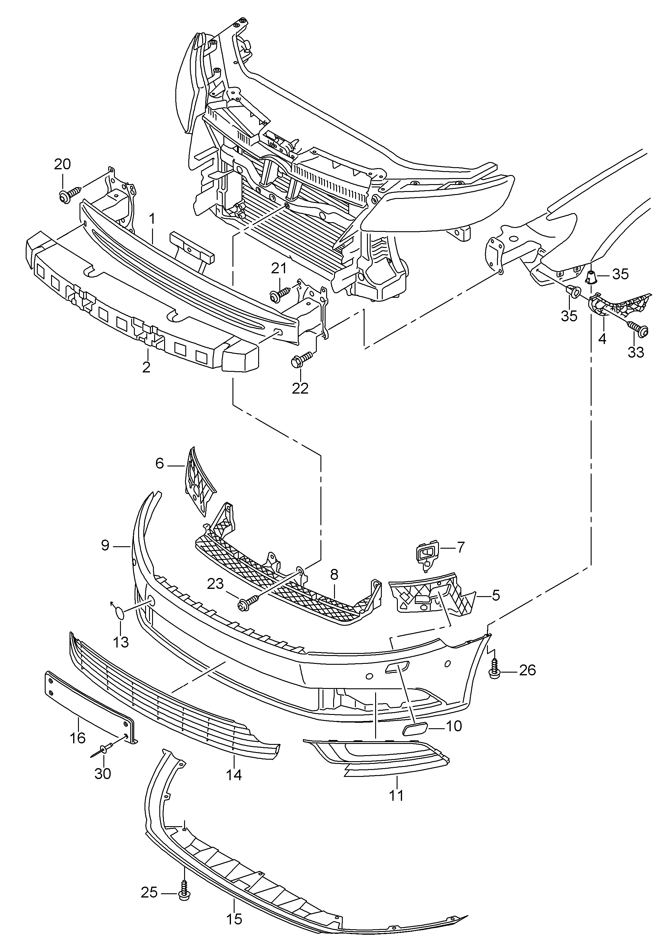 VAG 3C8805903A - Спойлер autozip.com.ua