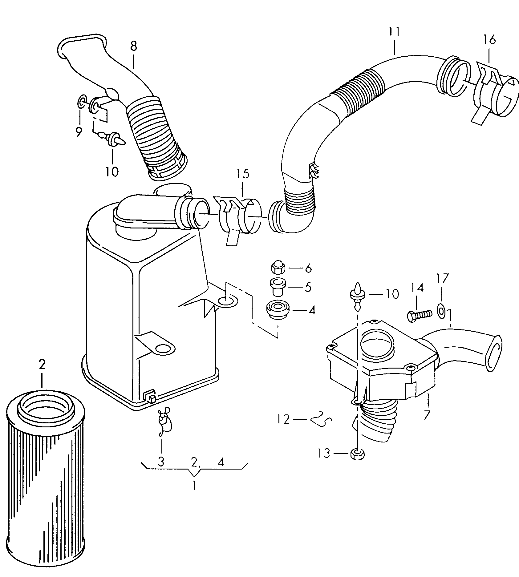 VAG 6N0 129 620 - Повітряний фільтр autozip.com.ua