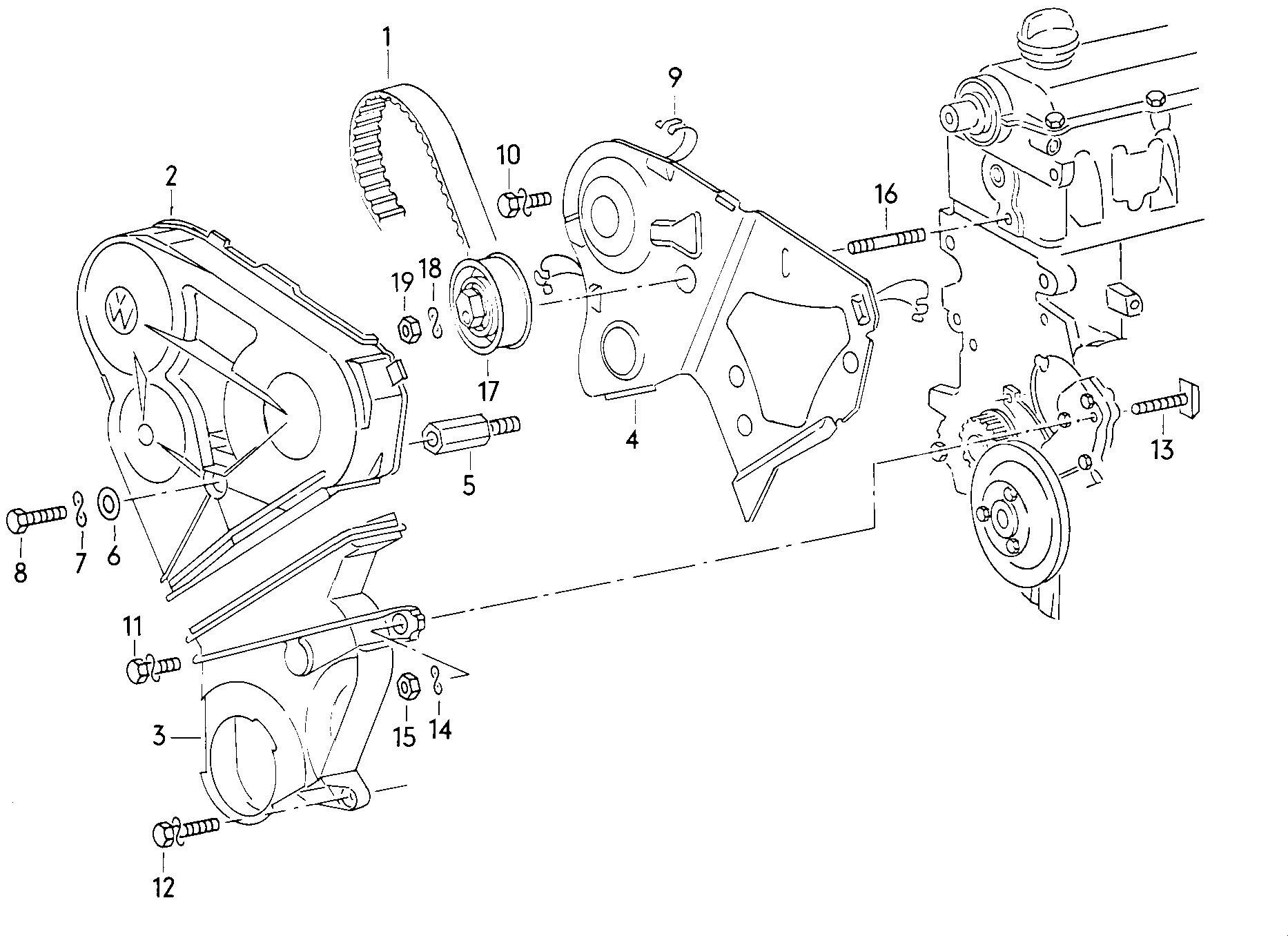 VW 068 109 119 E - Ремінь ГРМ autozip.com.ua