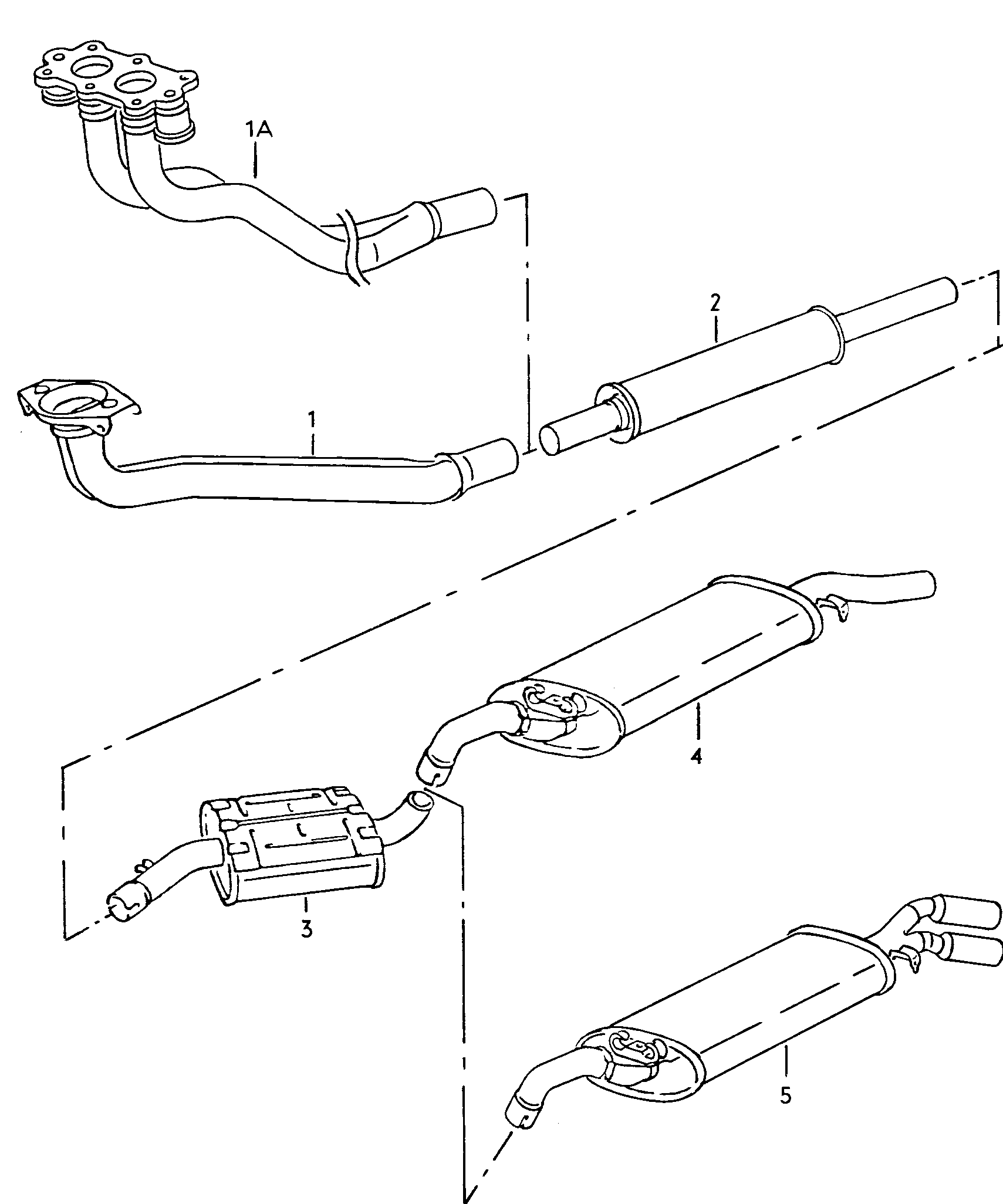 VW 191131701HX - Каталізатор autozip.com.ua