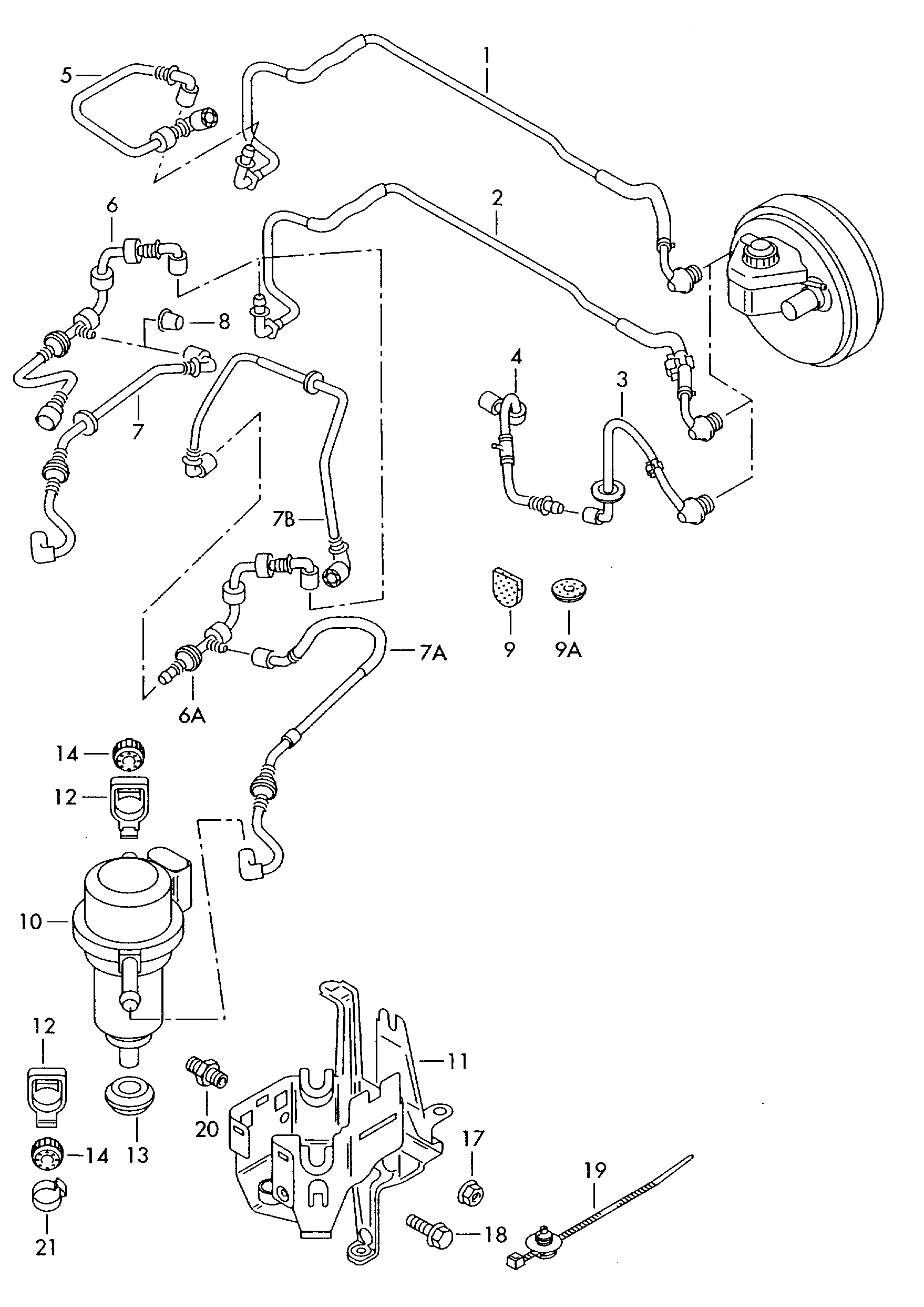 Skoda N  91044801 - Болт, система випуску autozip.com.ua