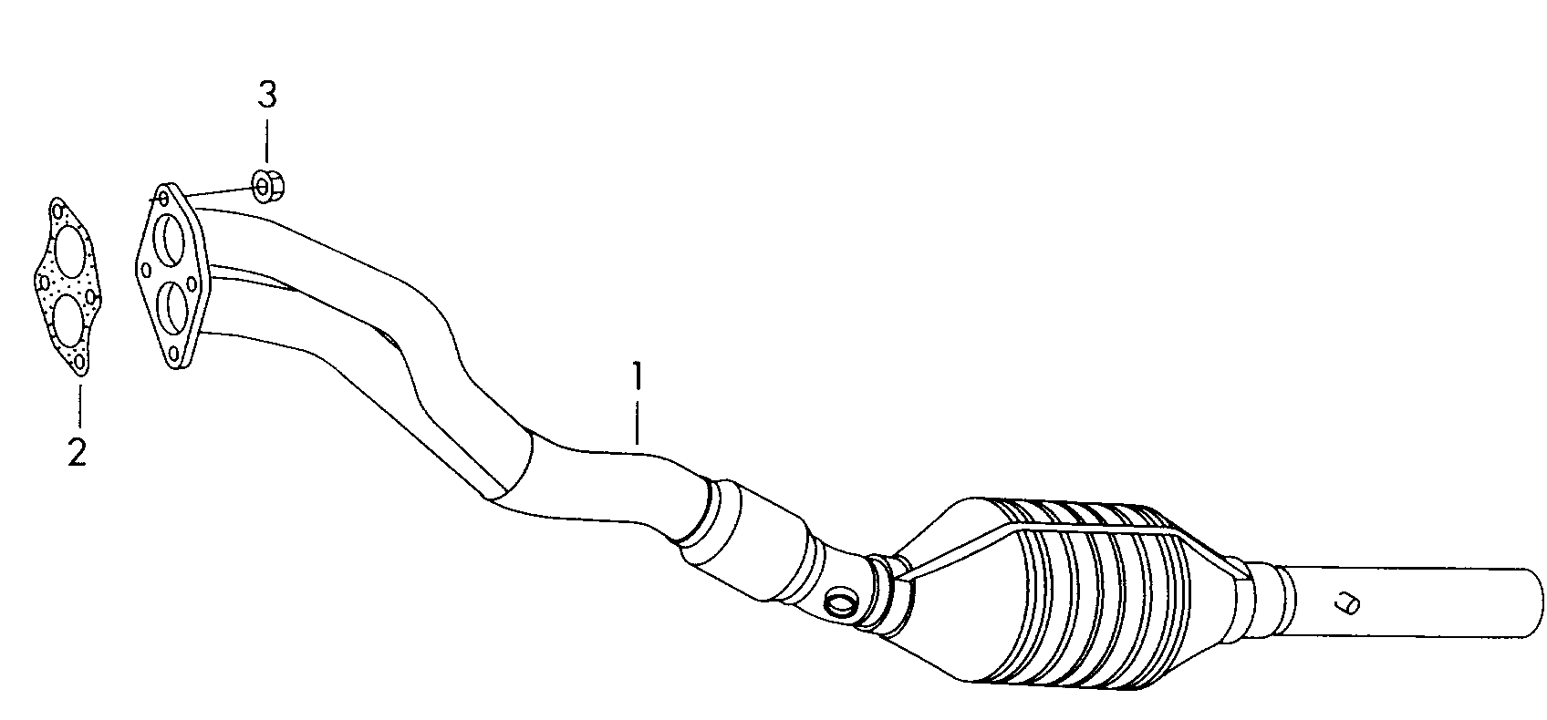 VW 1H0 253 115 B - Прокладка, труба вихлопного газу autozip.com.ua