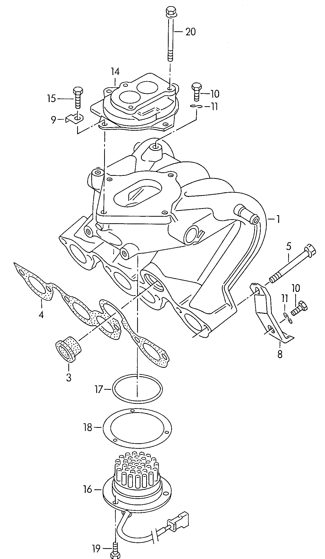 Skoda 026 129 717 D - Прокладка, впускний колектор autozip.com.ua