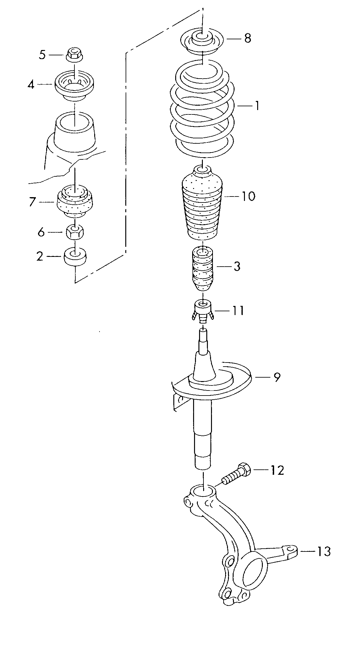 FORD 7M34-11105-AA - Пружина ходової частини autozip.com.ua