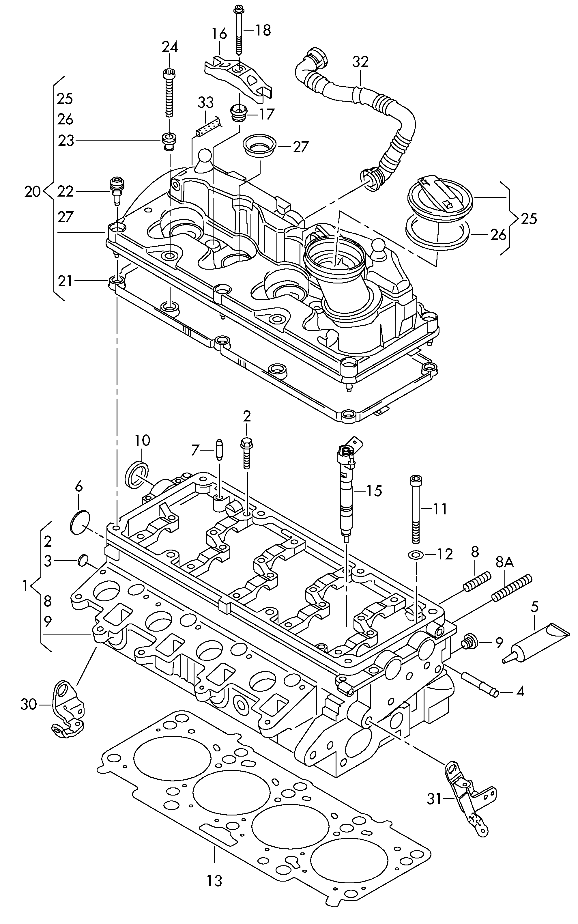 VW 03L 103 085 C - Ущільнене кільце, розподільний вал autozip.com.ua