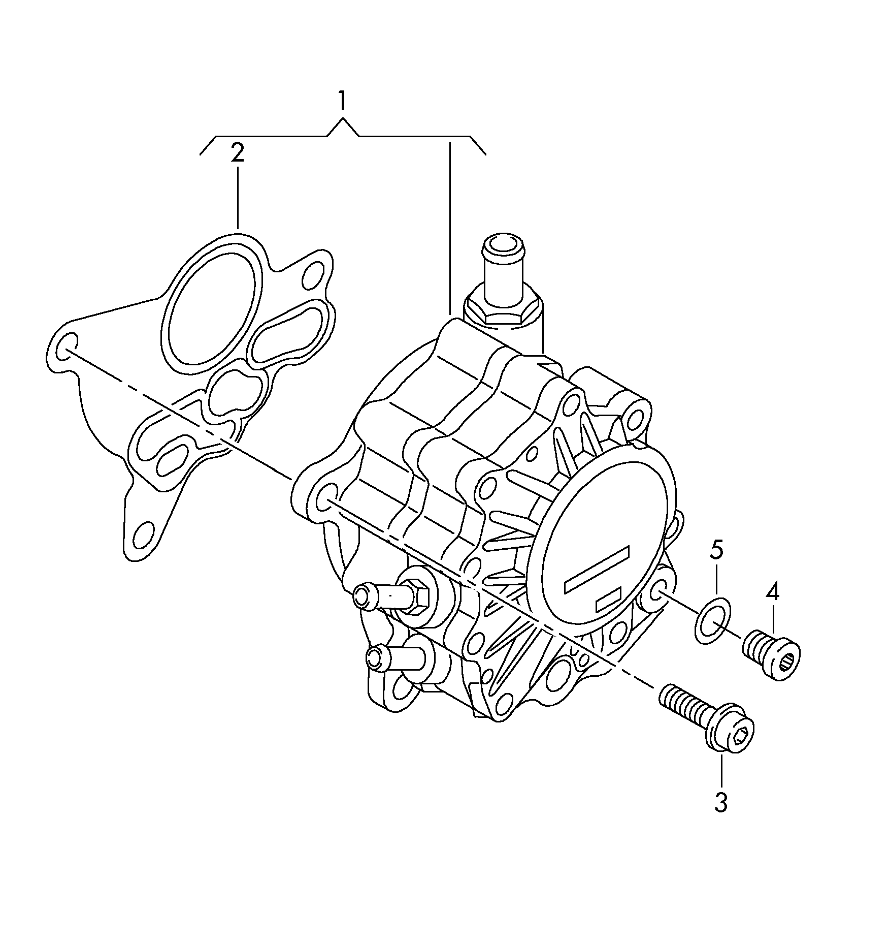 VW 03G 145 209 D - Вакуумний насос, гальмівна система autozip.com.ua