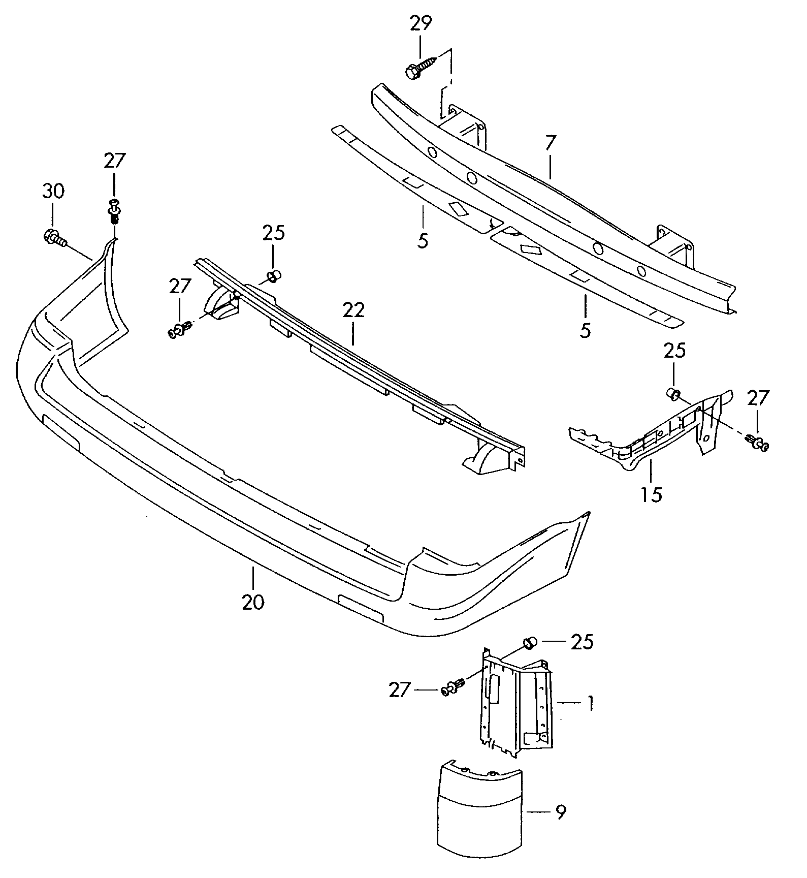 VAG 7H0807321A - Задня стінка autozip.com.ua