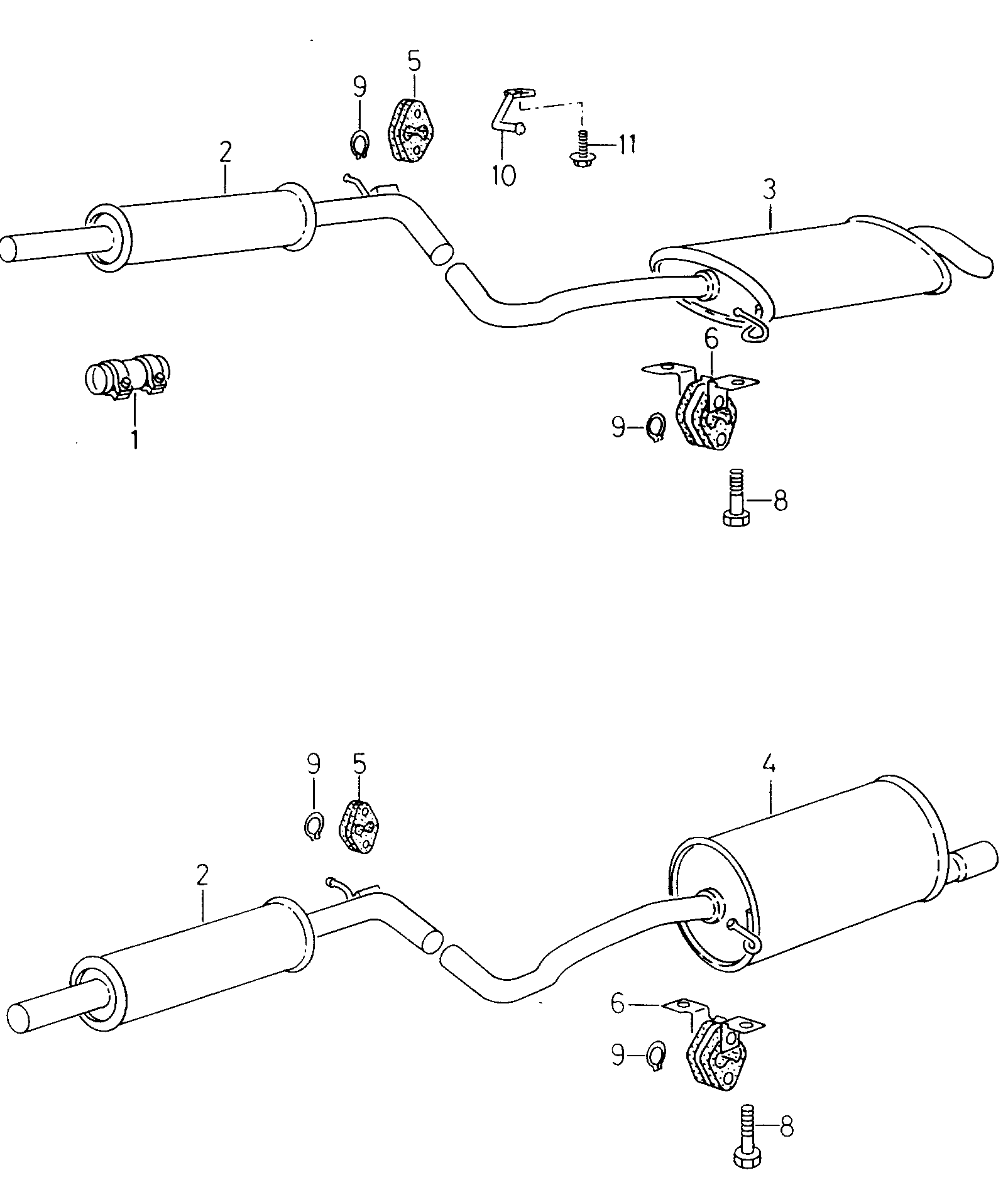 Seat 6K6253409 - Середній глушник вихлопних газів autozip.com.ua