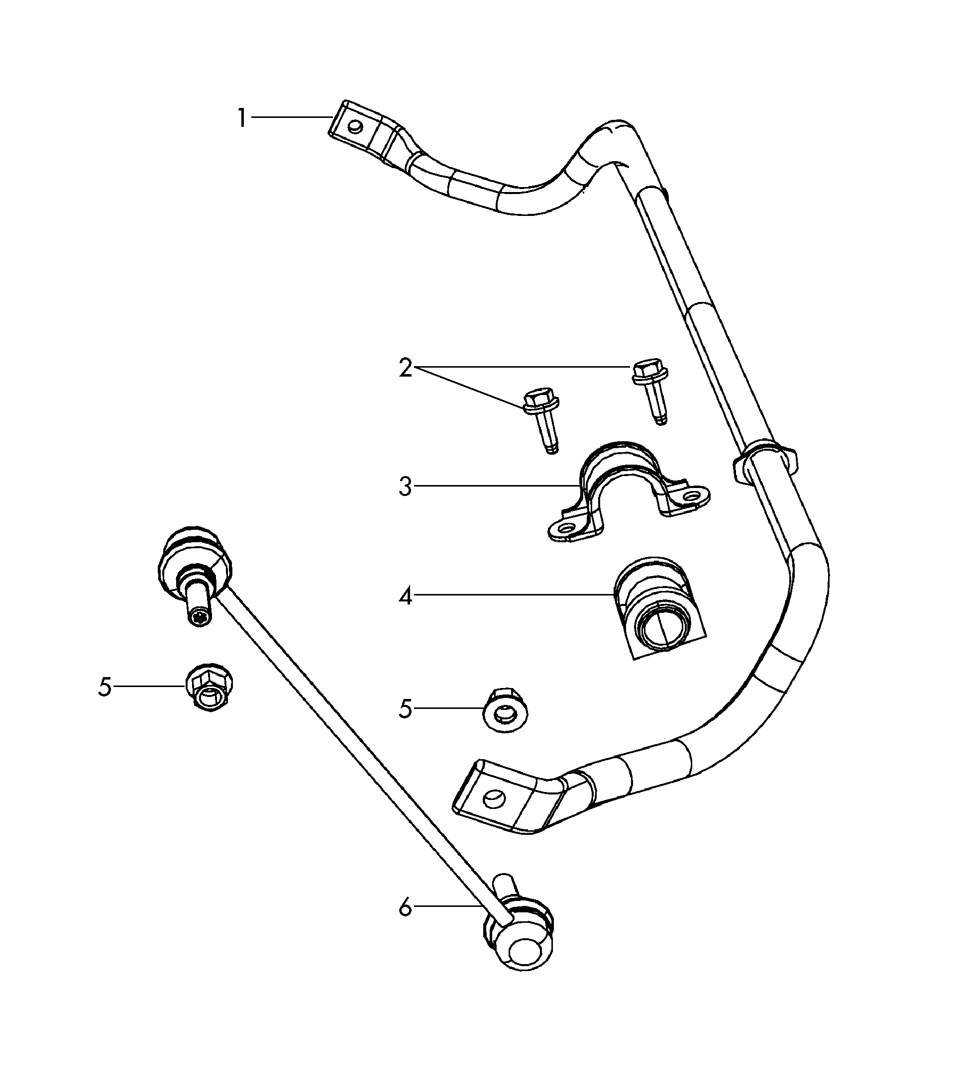 Chrysler 7B0411315 - Тяга / стійка, стабілізатор autozip.com.ua