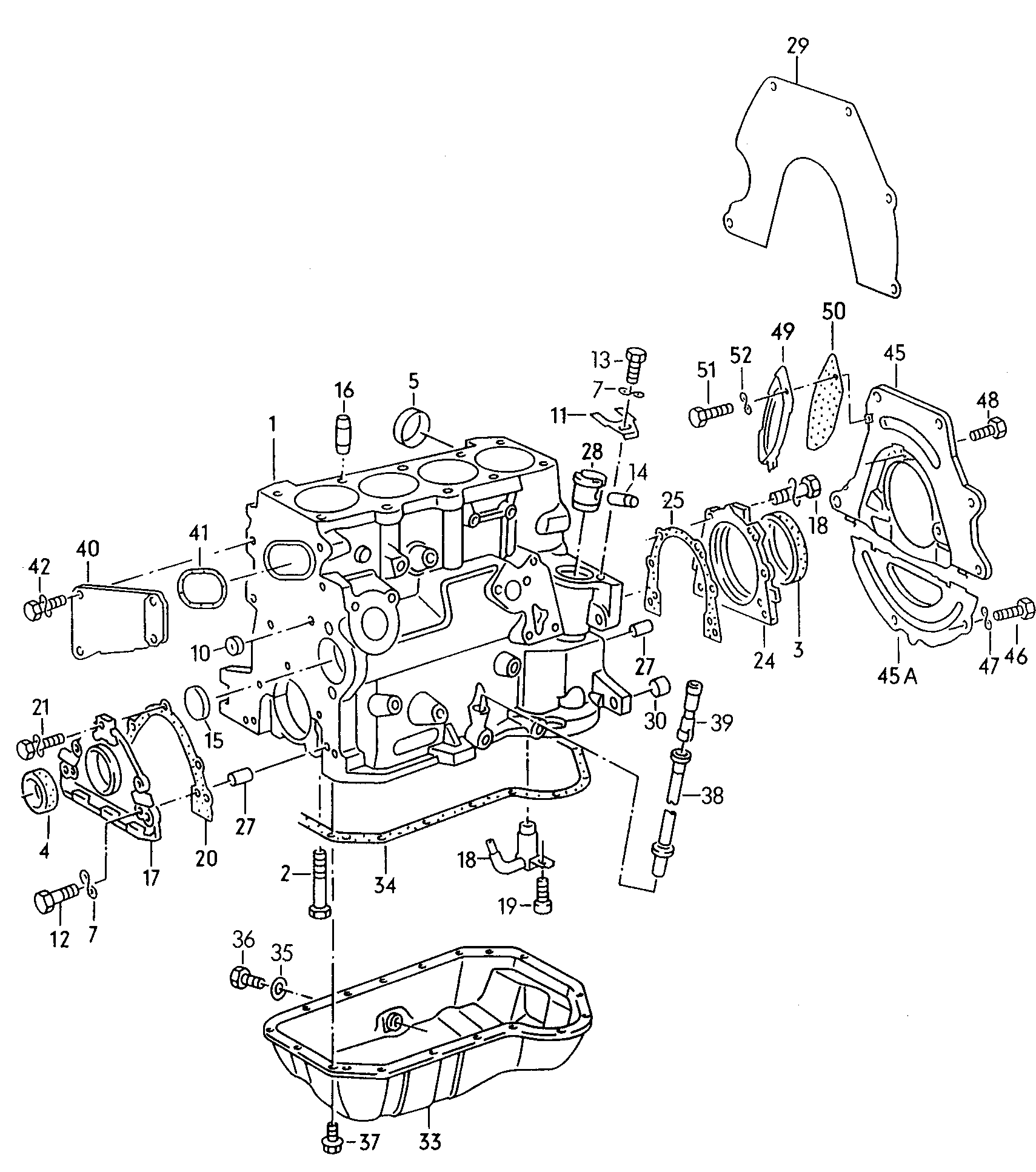 VW 026 103 161 B - Прокладка, кришка картера (блок-картер двигуна) autozip.com.ua