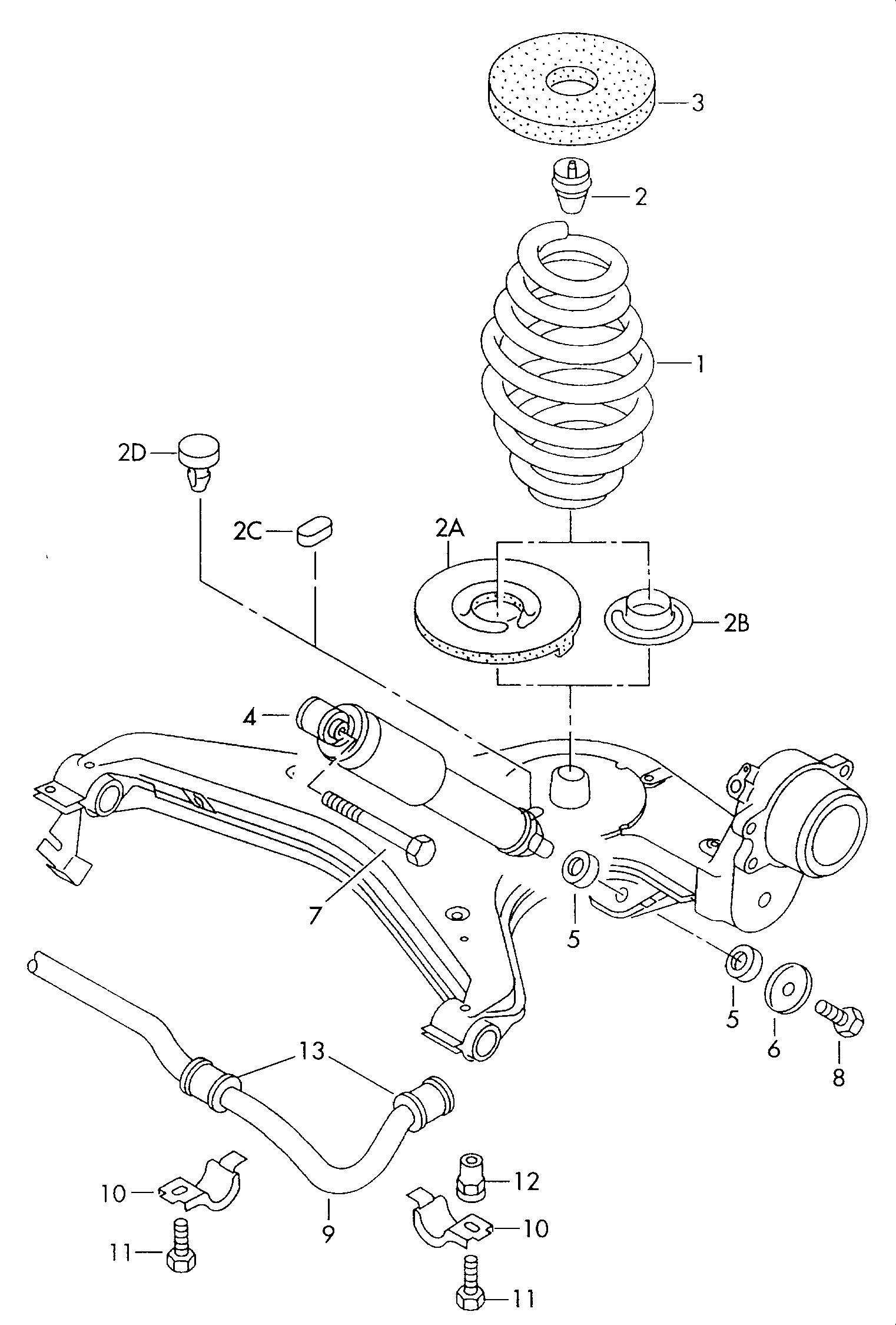 Skoda 701513031P - Амортизатор autozip.com.ua