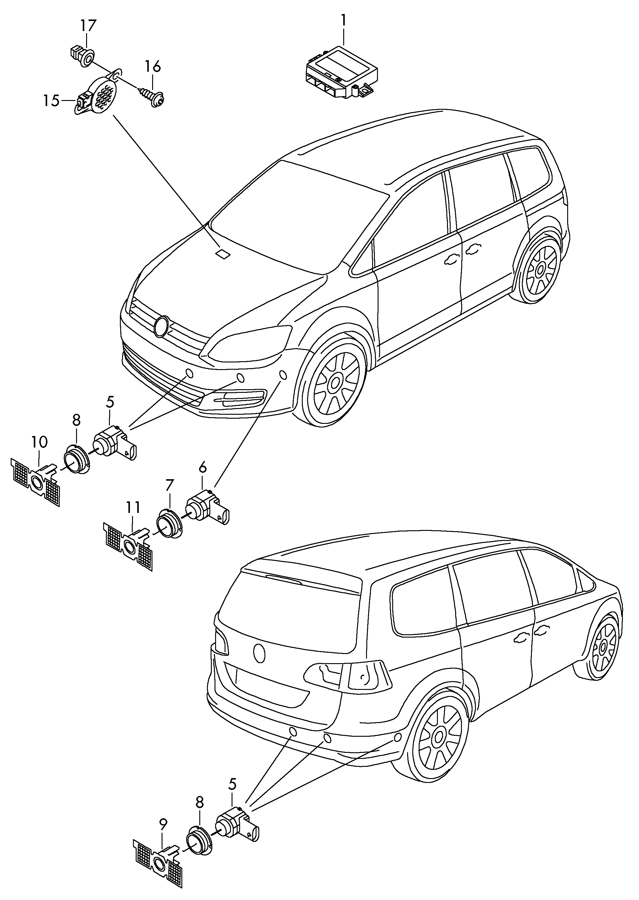 VW D 822 150 A1 - Буфер, бампер autozip.com.ua